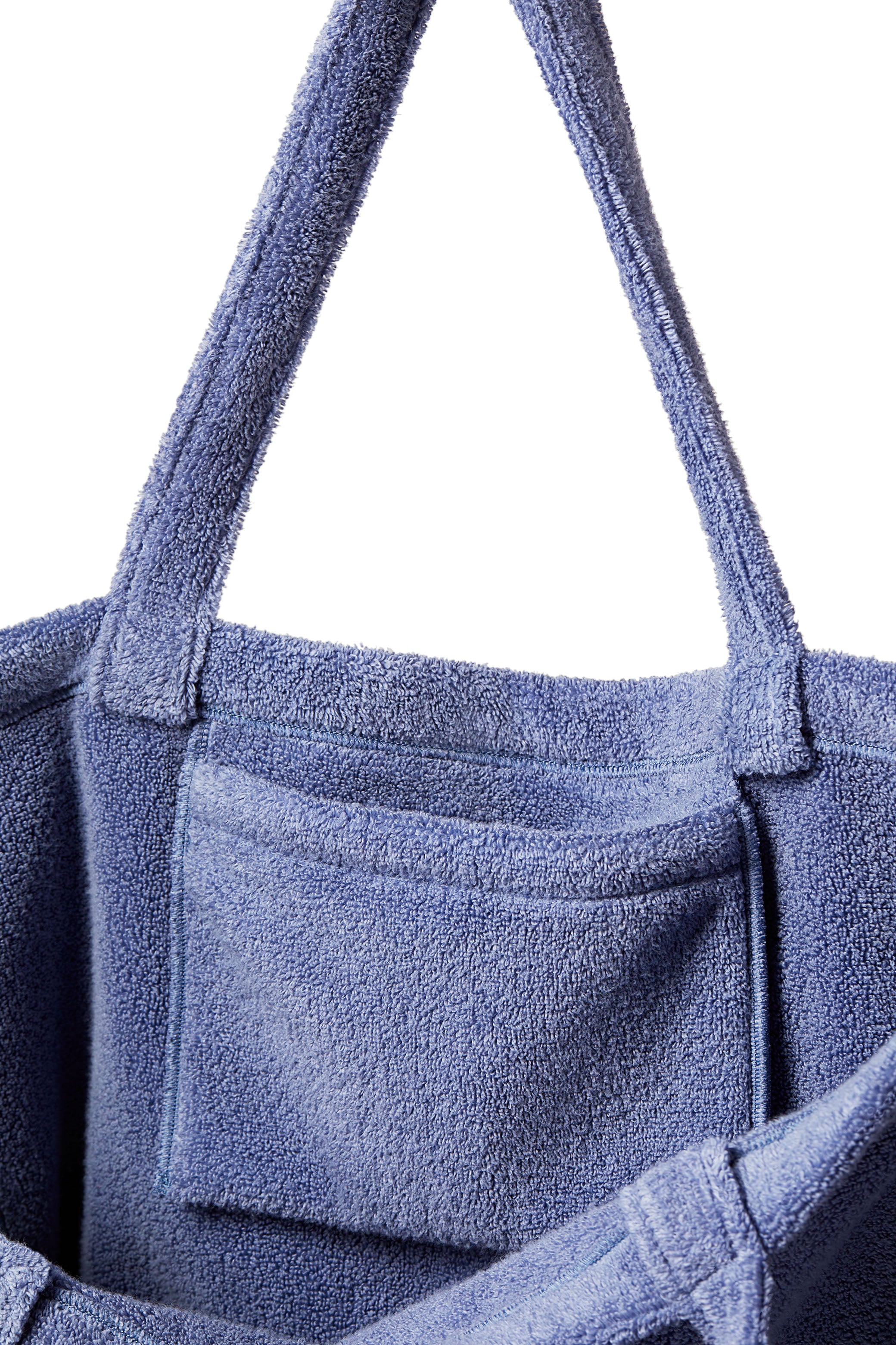 cabas de plage en éponge bleu indigo cap d'arsène made in france
