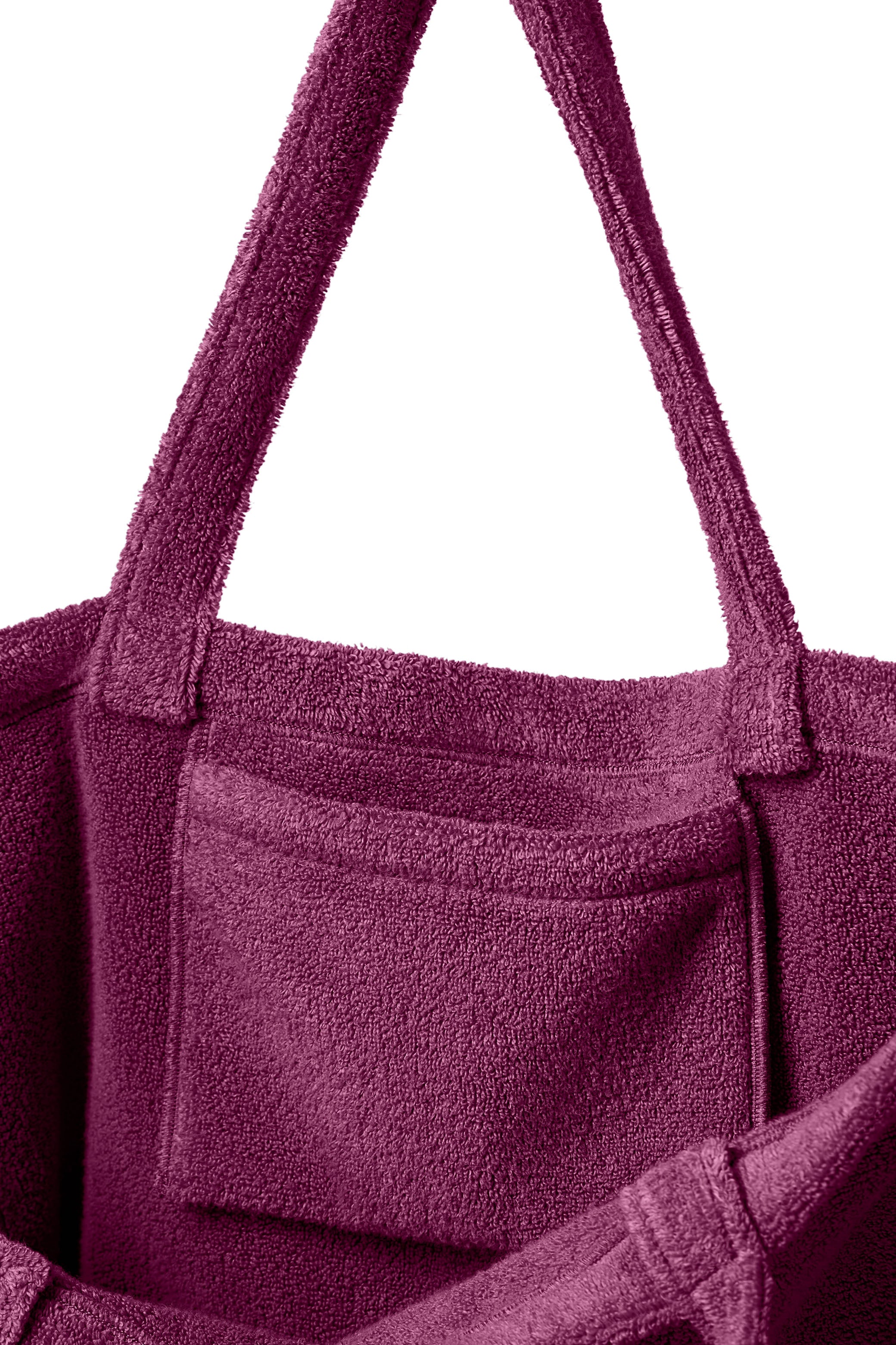 cabas de plage en éponge magenta cap d'arsène made in france