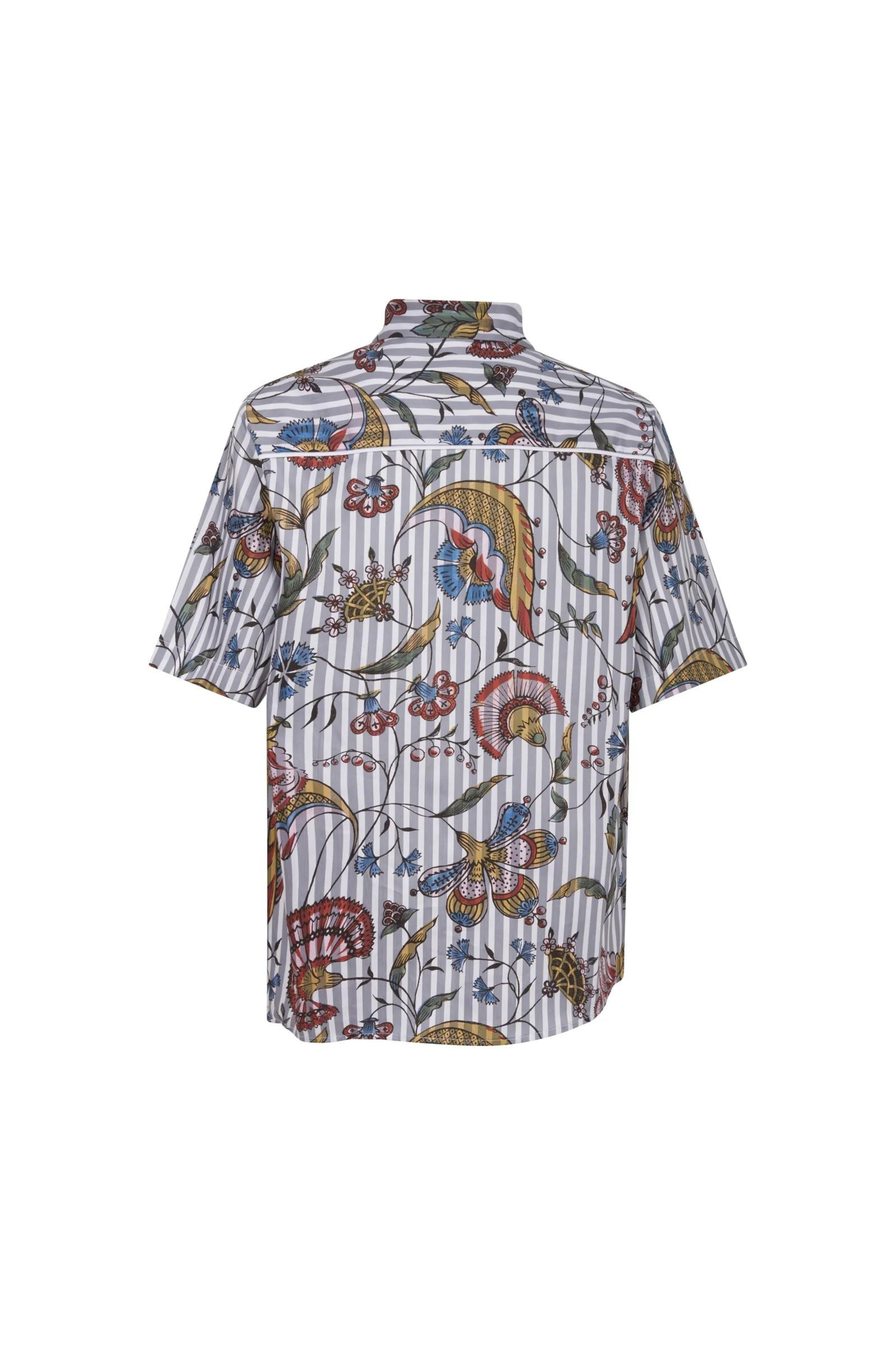Grey Striped Oniris Shirt Antoinette Poisson