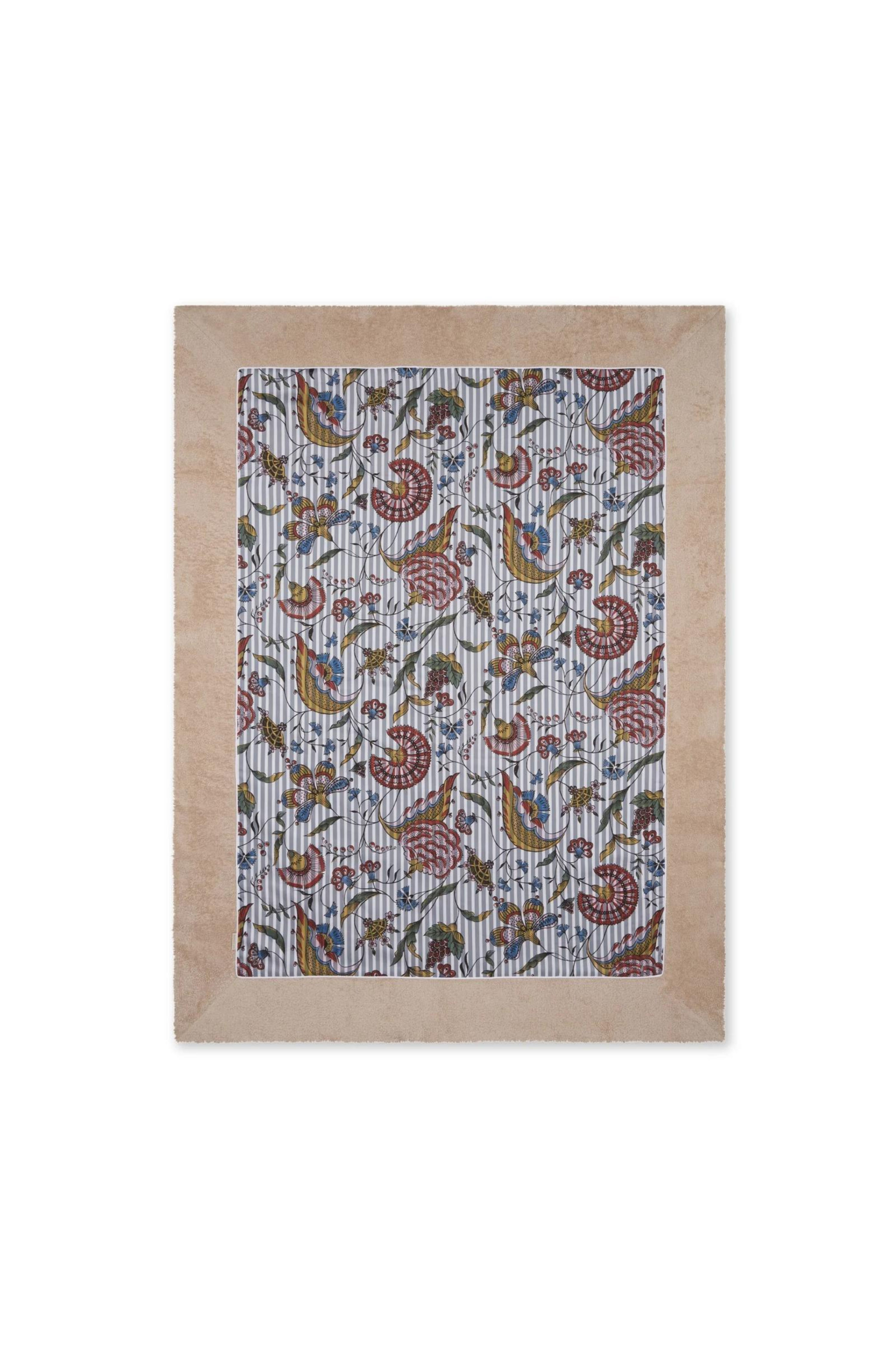 Sable Striped Grey Antoinette Poisson Beach Towel
