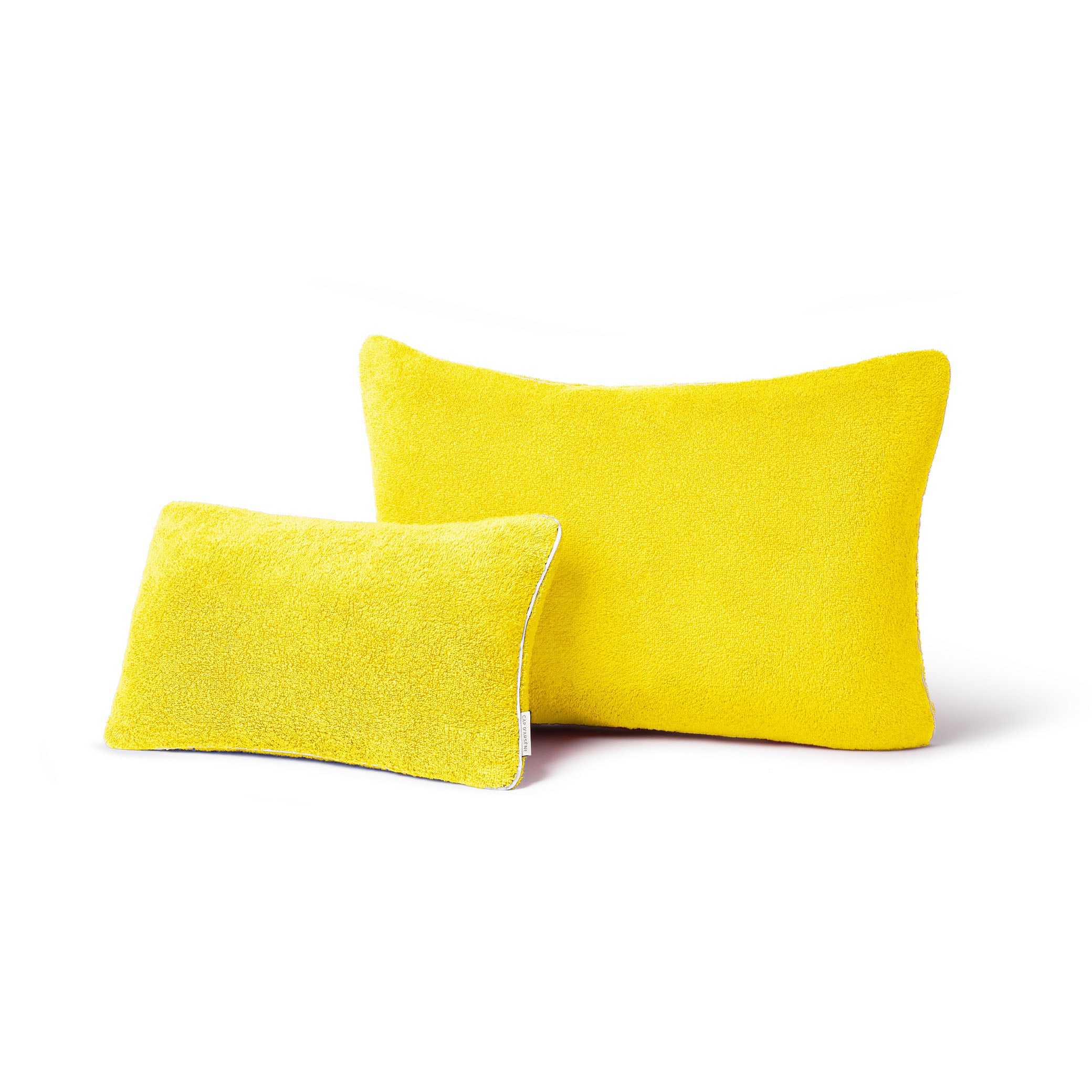 coussin de plage eponge jaune zenith cap d arsene made in france