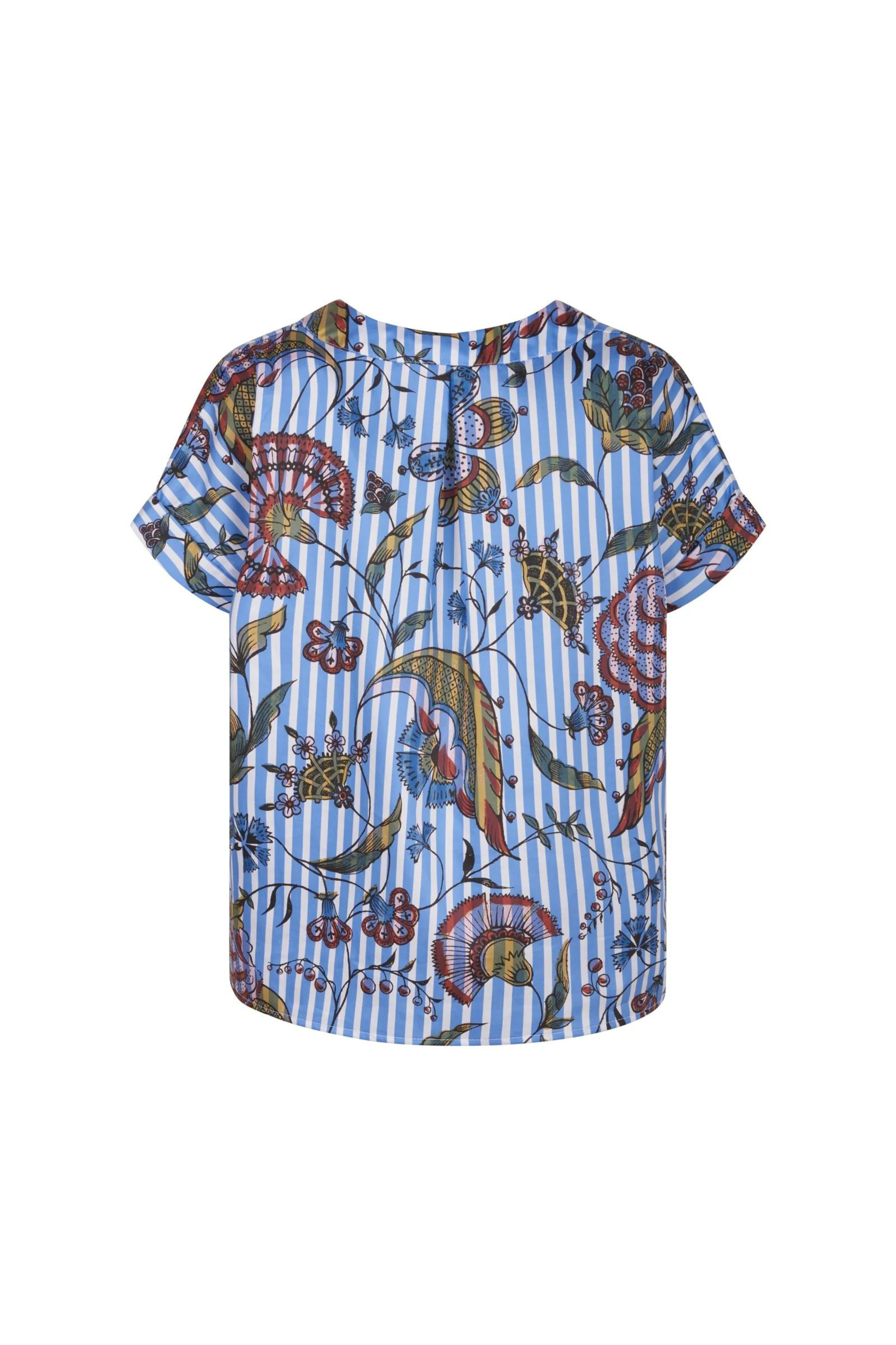 Blue Striped Camille top Antoinette Poisson