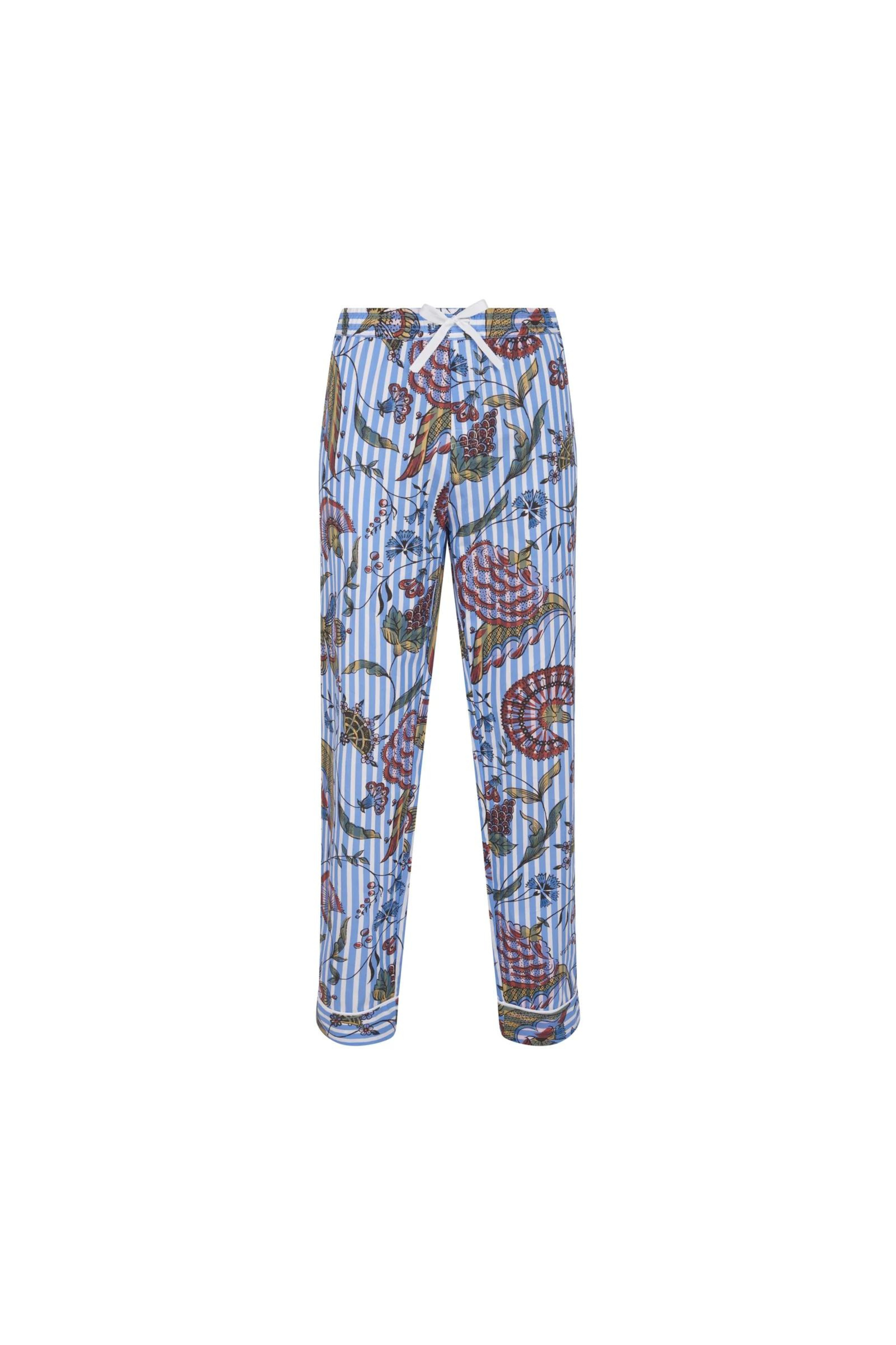 Oniris Blue Striped Pants Antoinette Poisson