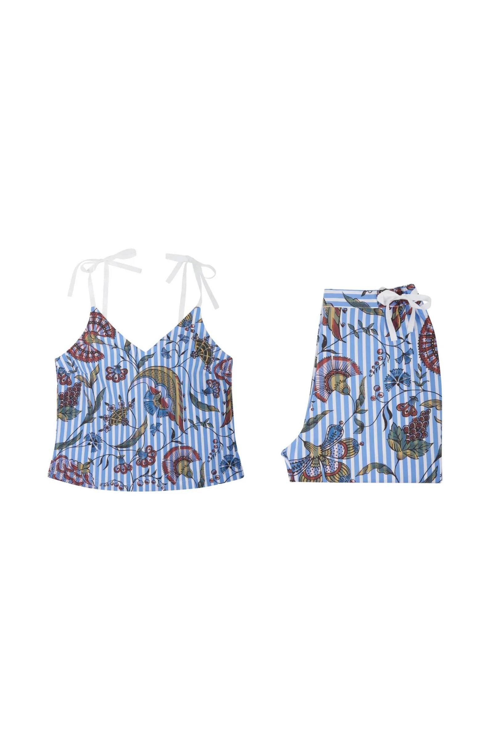 Pantalon Oniris Antoinette Poisson Rayé Bleu