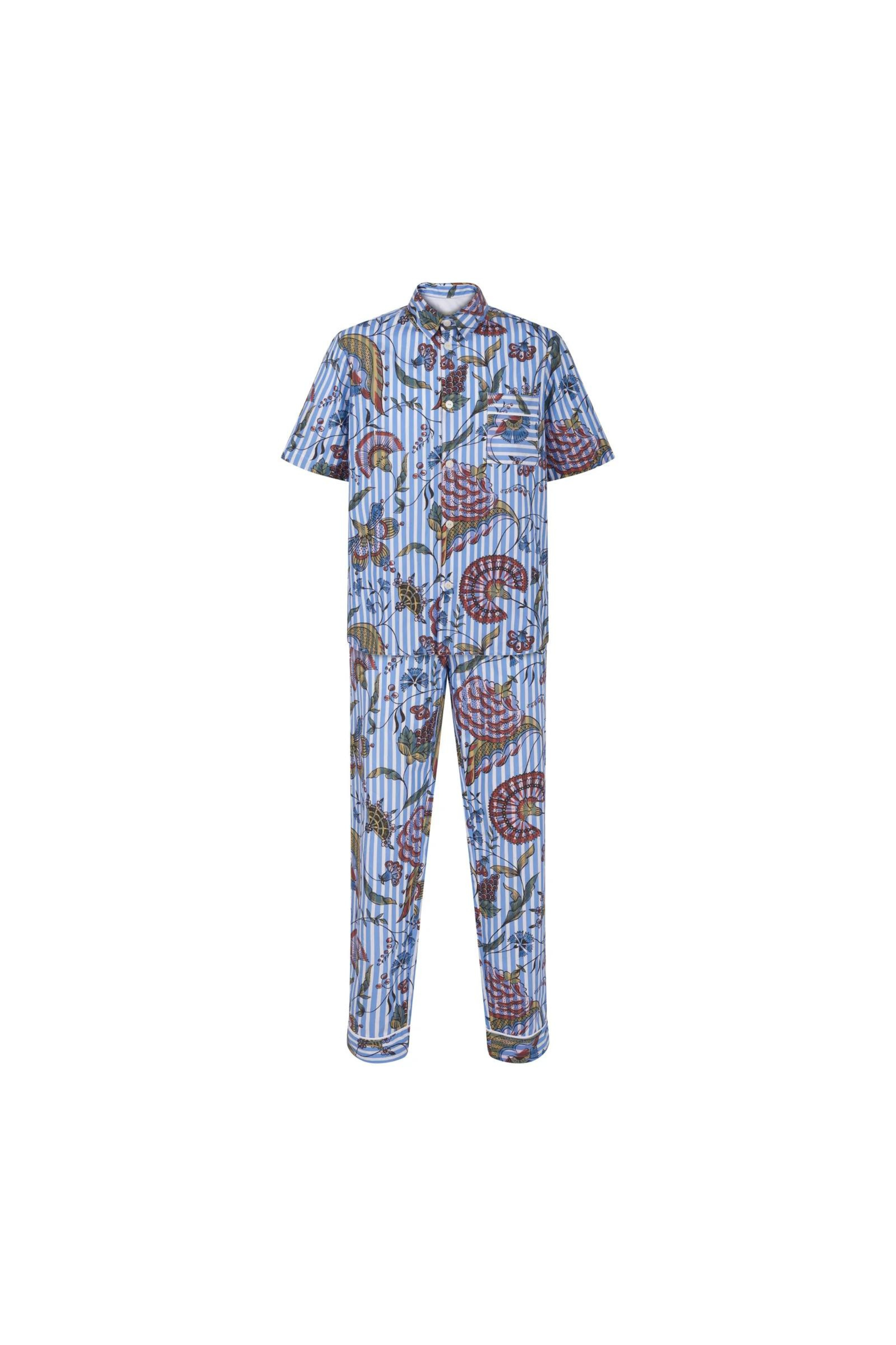 Oniris Blue Striped Pants Antoinette Poisson
