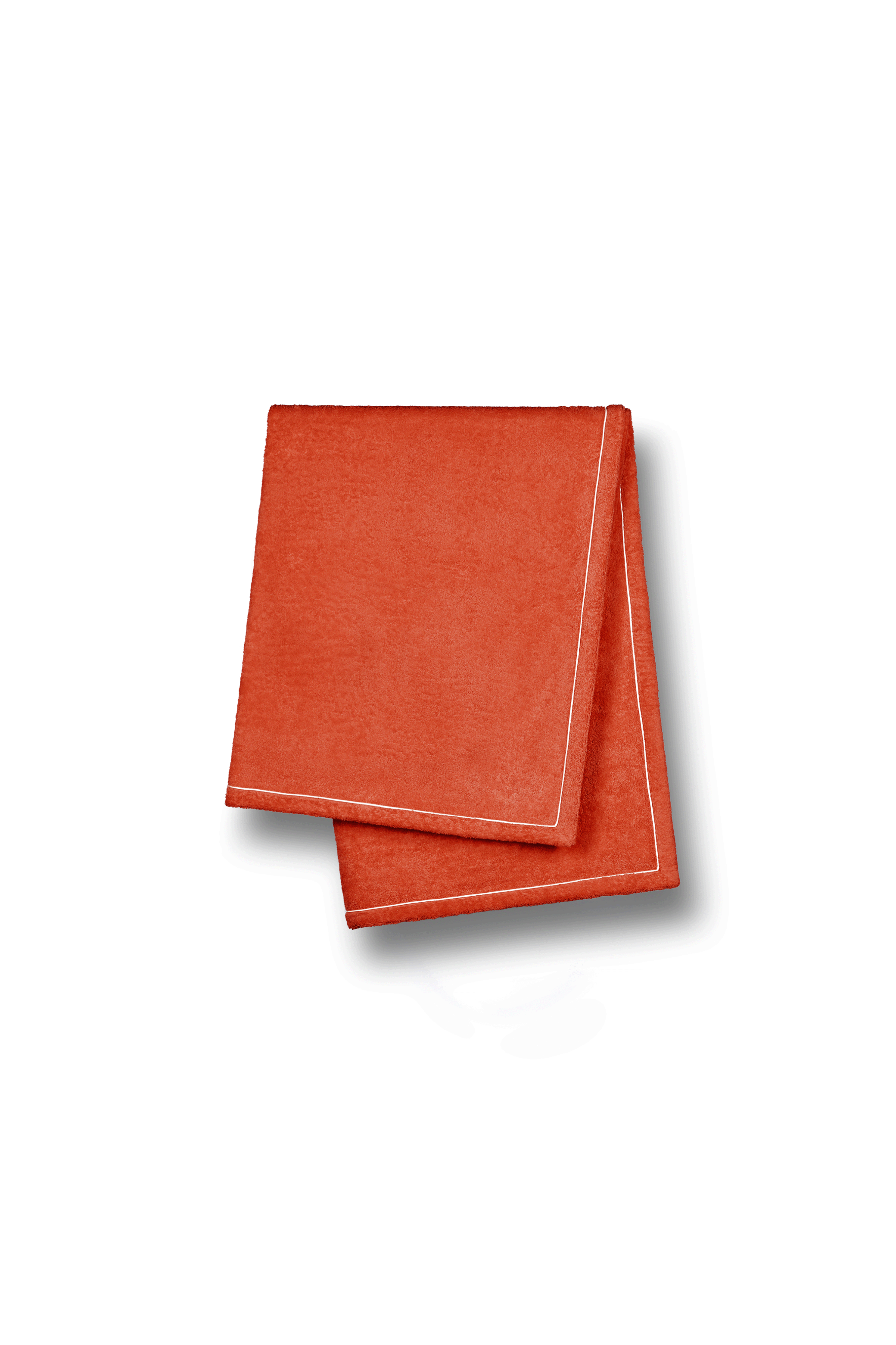 Terracotta deckchair towel