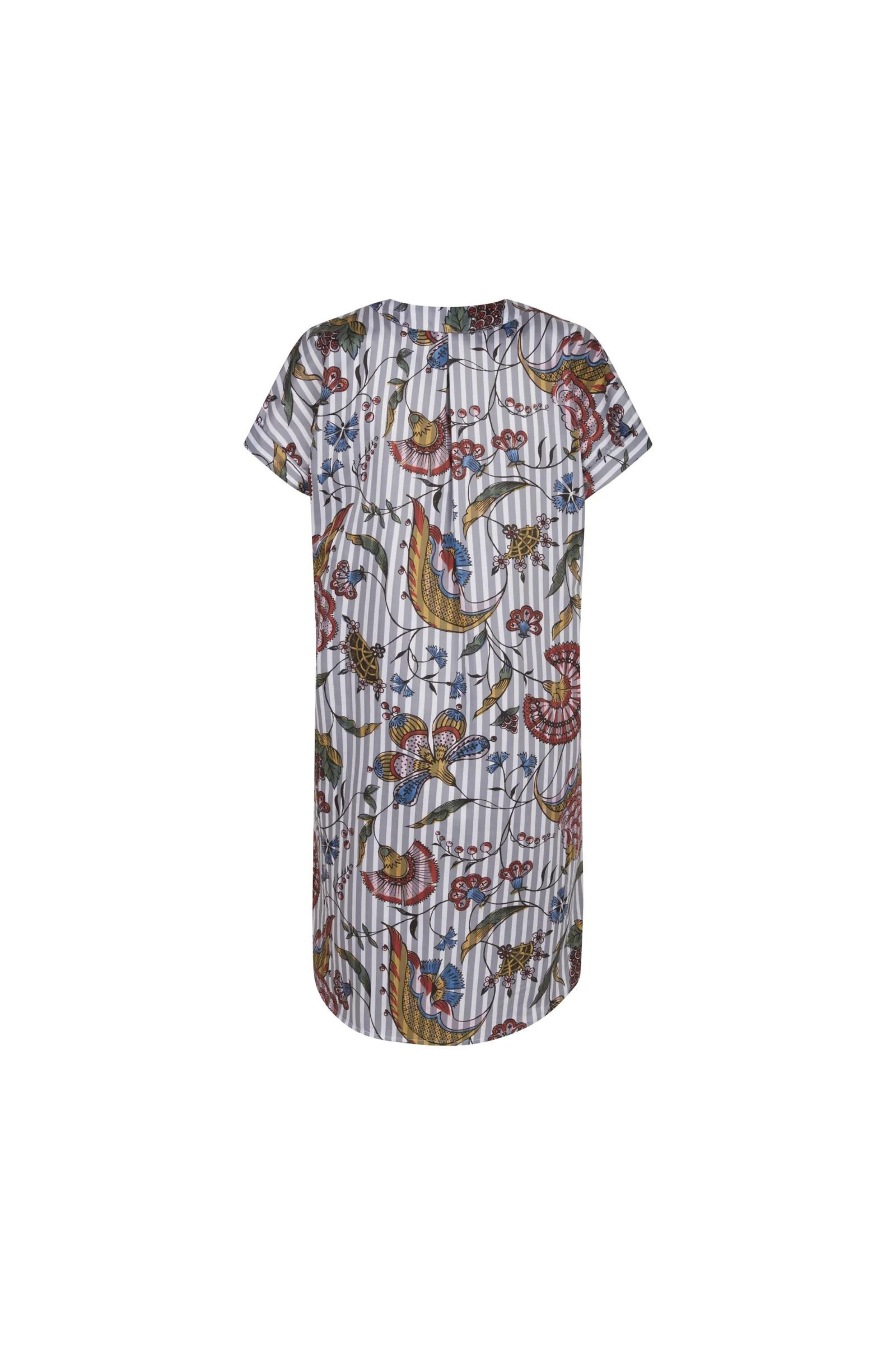 Grey Striped Celeste Tunic Antoinette Poisson