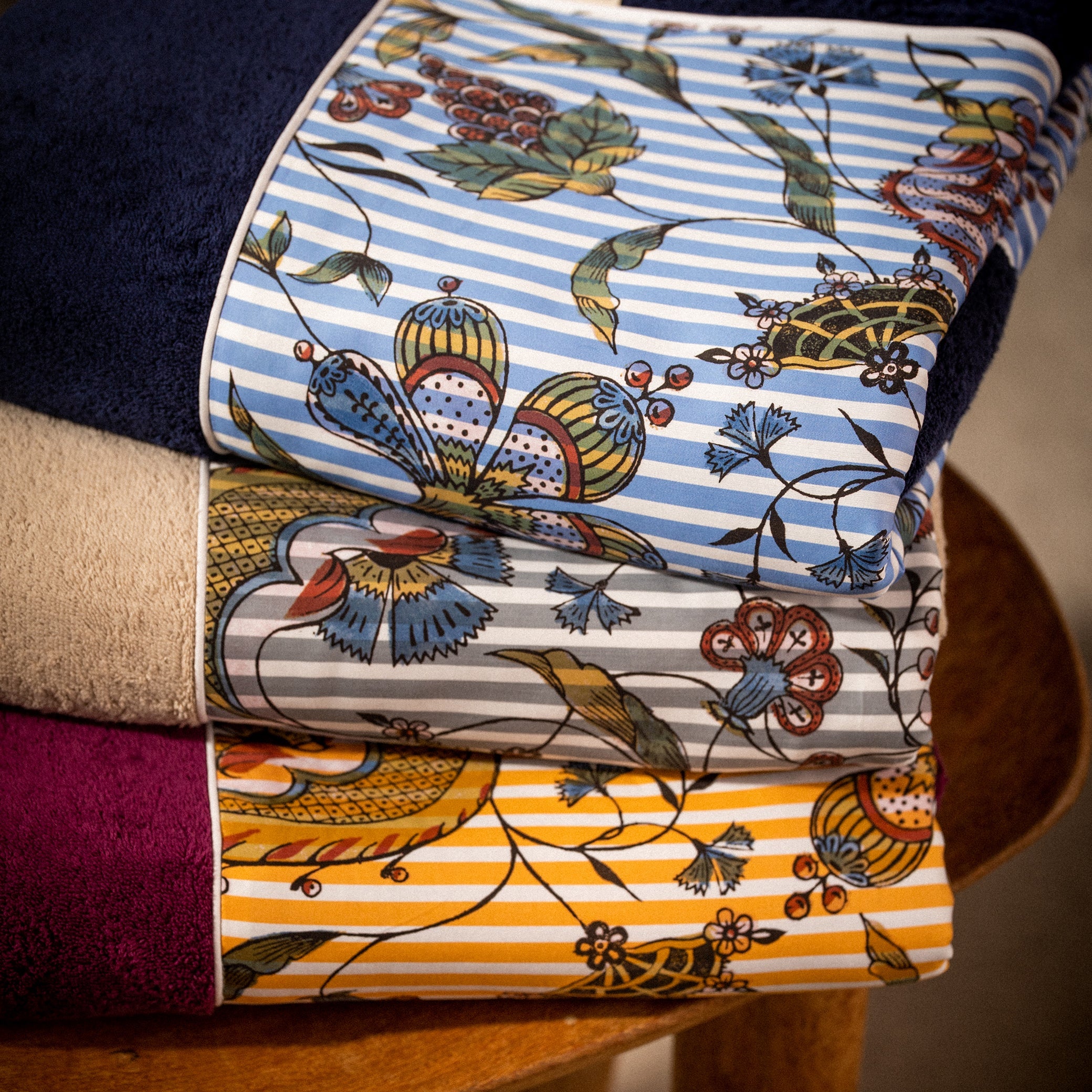 collaboration drap de plage serviette antoinette poisson cap d arsene made in france