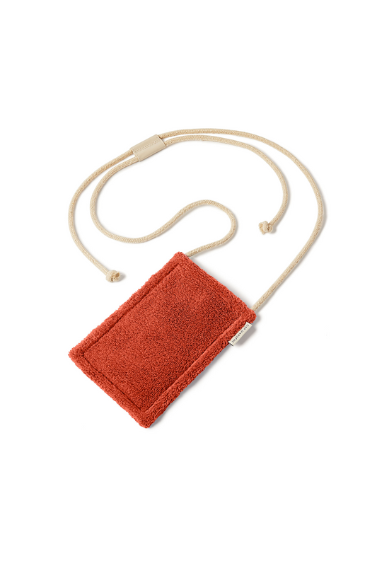 Terracotta phone pouch