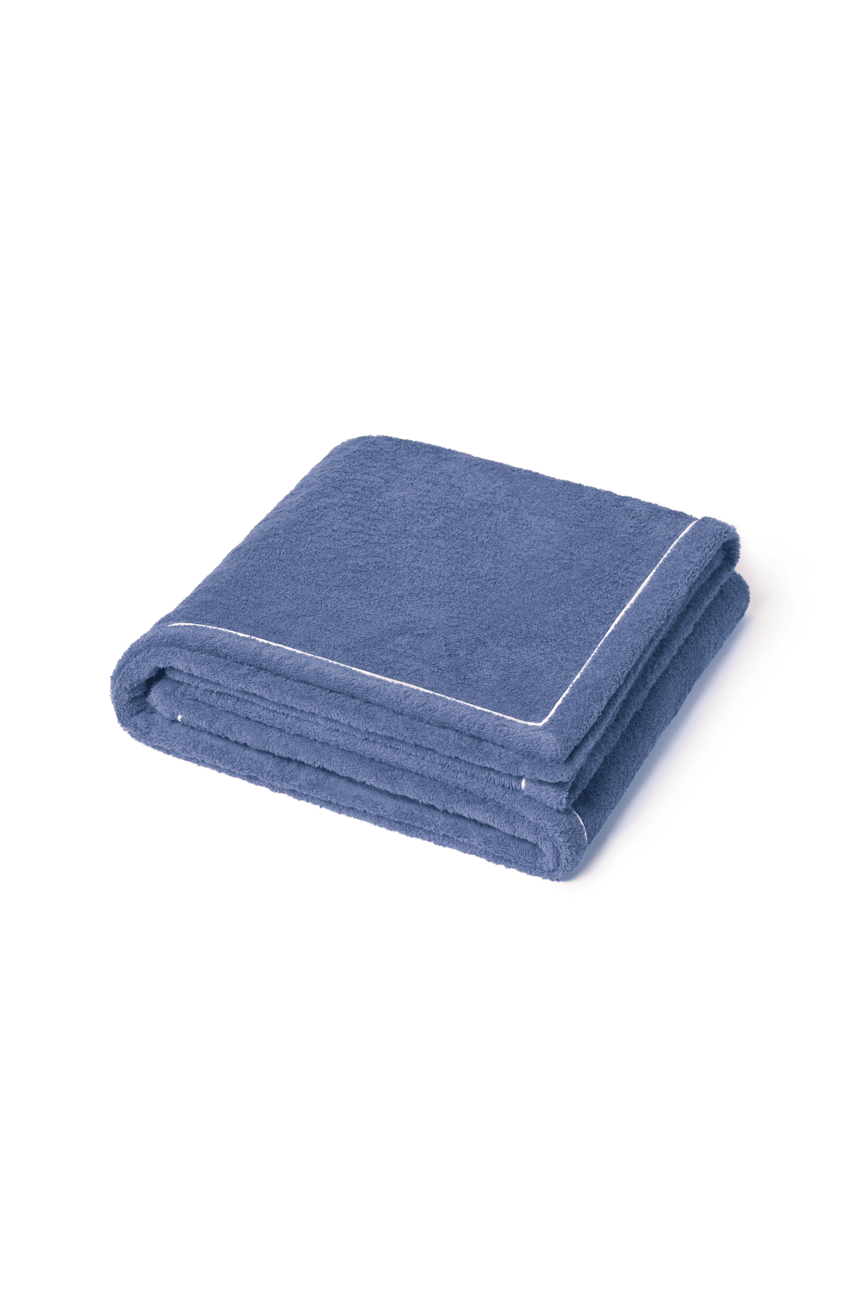 Indigo deckchair towel 