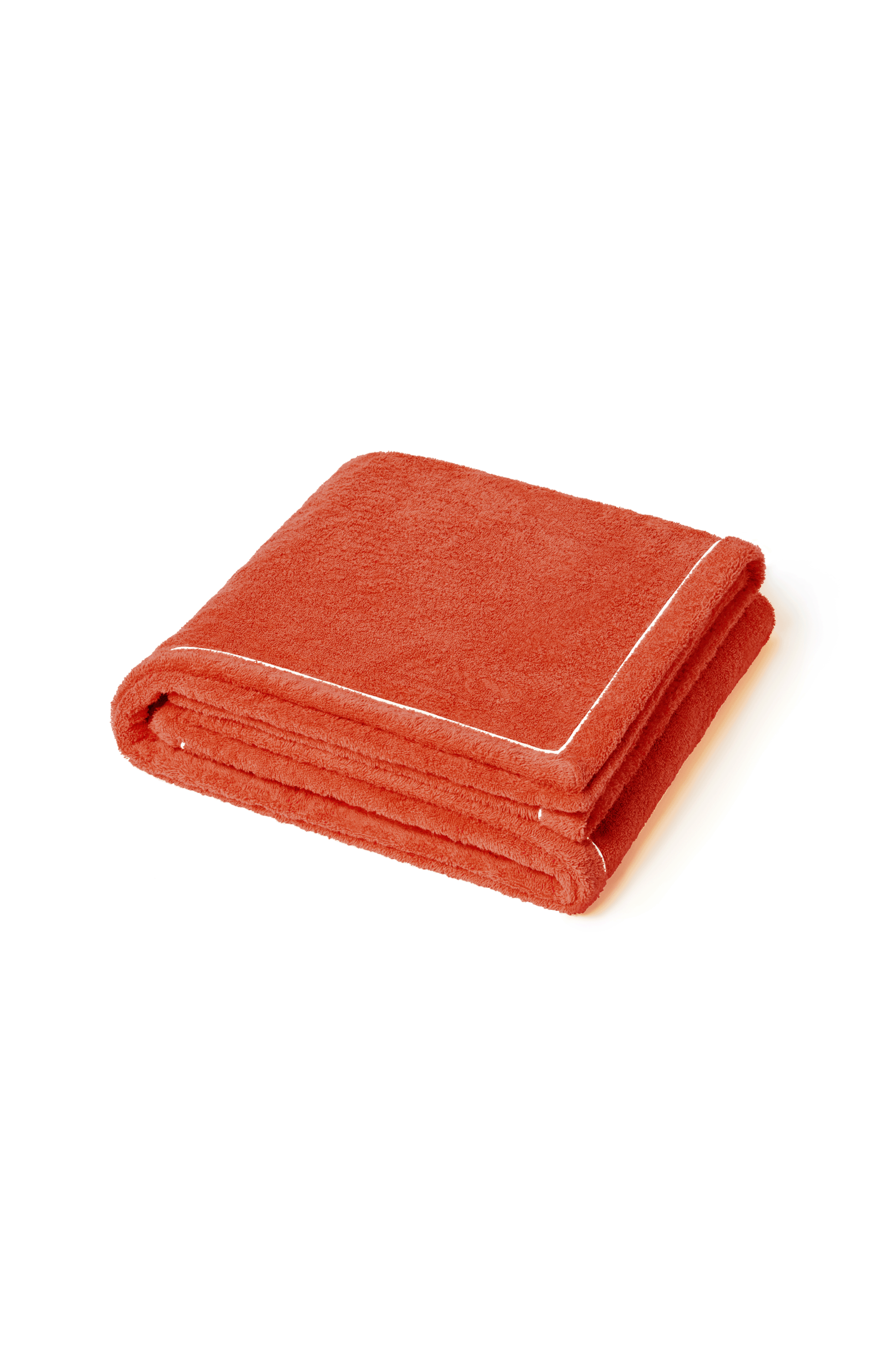 Terracotta deckchair towel 