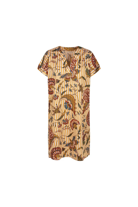 Tunique Céleste Antoinette Poisson rayée Ocre